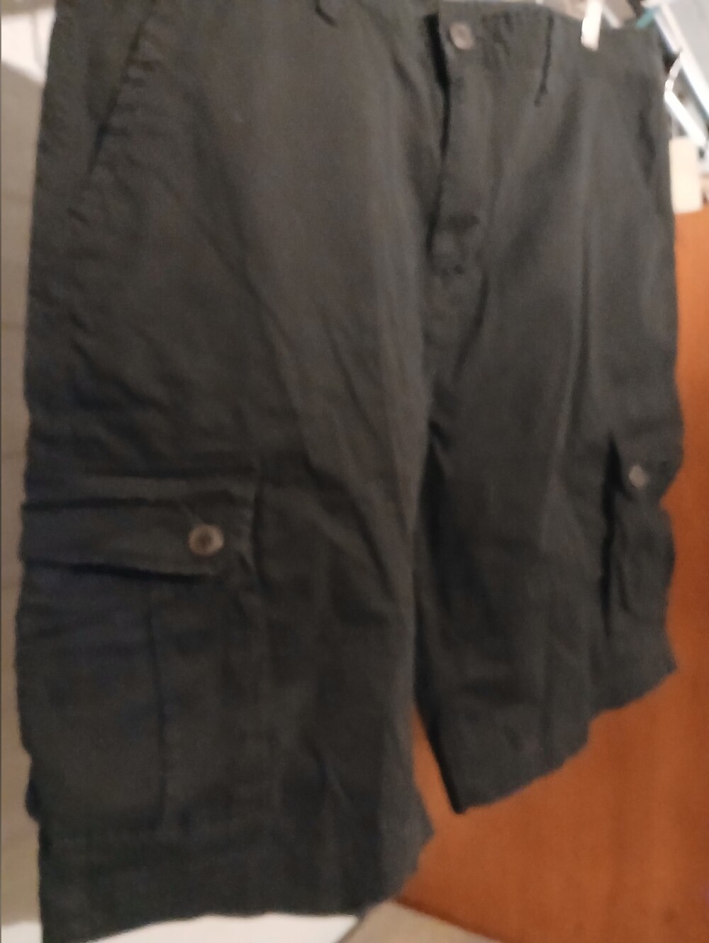 NWT Aeropostale Men's 38 Black Stretch Cargo Shorts.    FF#461